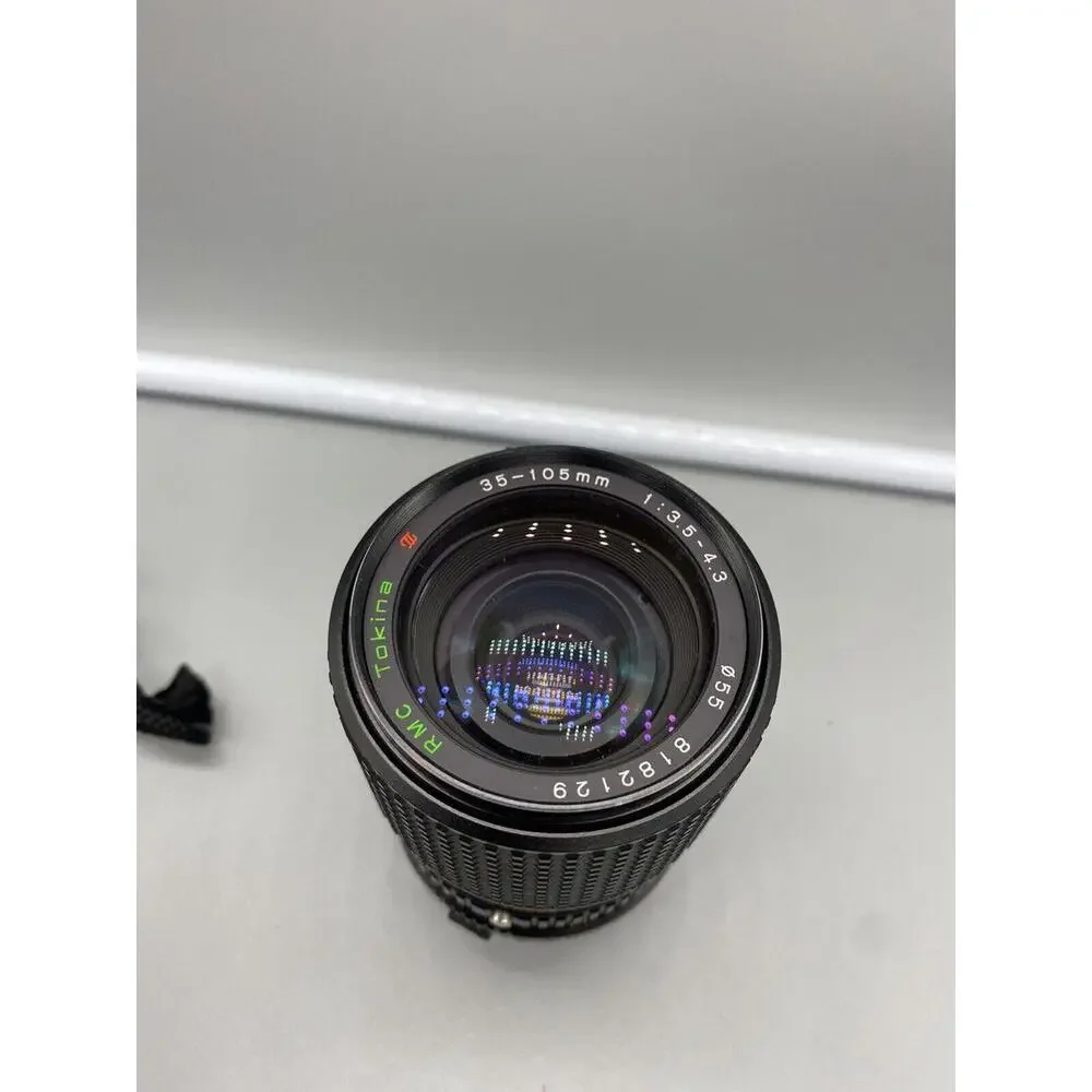 Tokina RMC 55mm 35-105mm 1:3.5-4.3 Zoom Lens 8182129 Japan w/ Bag & Rear Cap